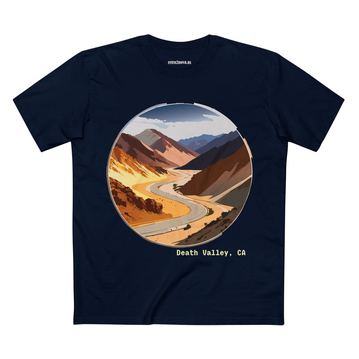 Death Valley Scenic Road Tee | Desert Landscape, California Highway