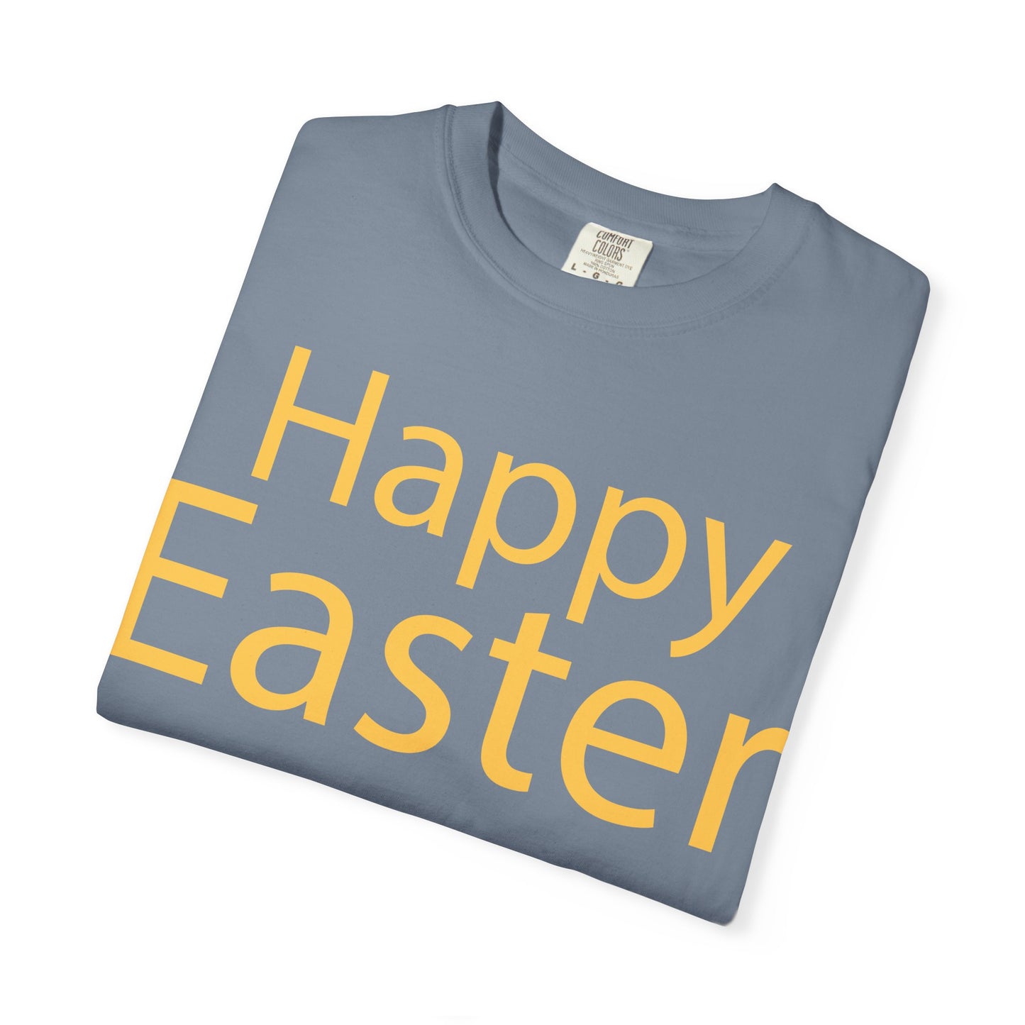 Happy Easter T-Shirt, Tee Shirt with Easter Signature, T Shirt with Easter Prints, Tee Shirt with Easter Design