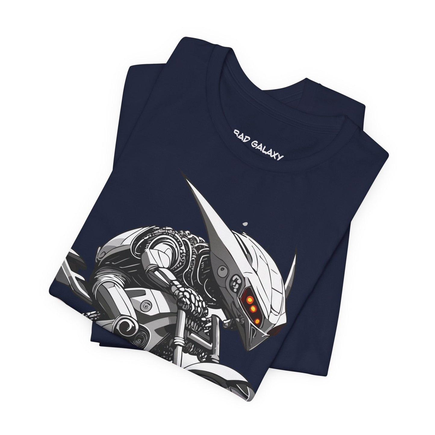 Tee Shirt With Alien From Bad Galaxy Made To Order 100 Percent Cotton Eco Friendly Print