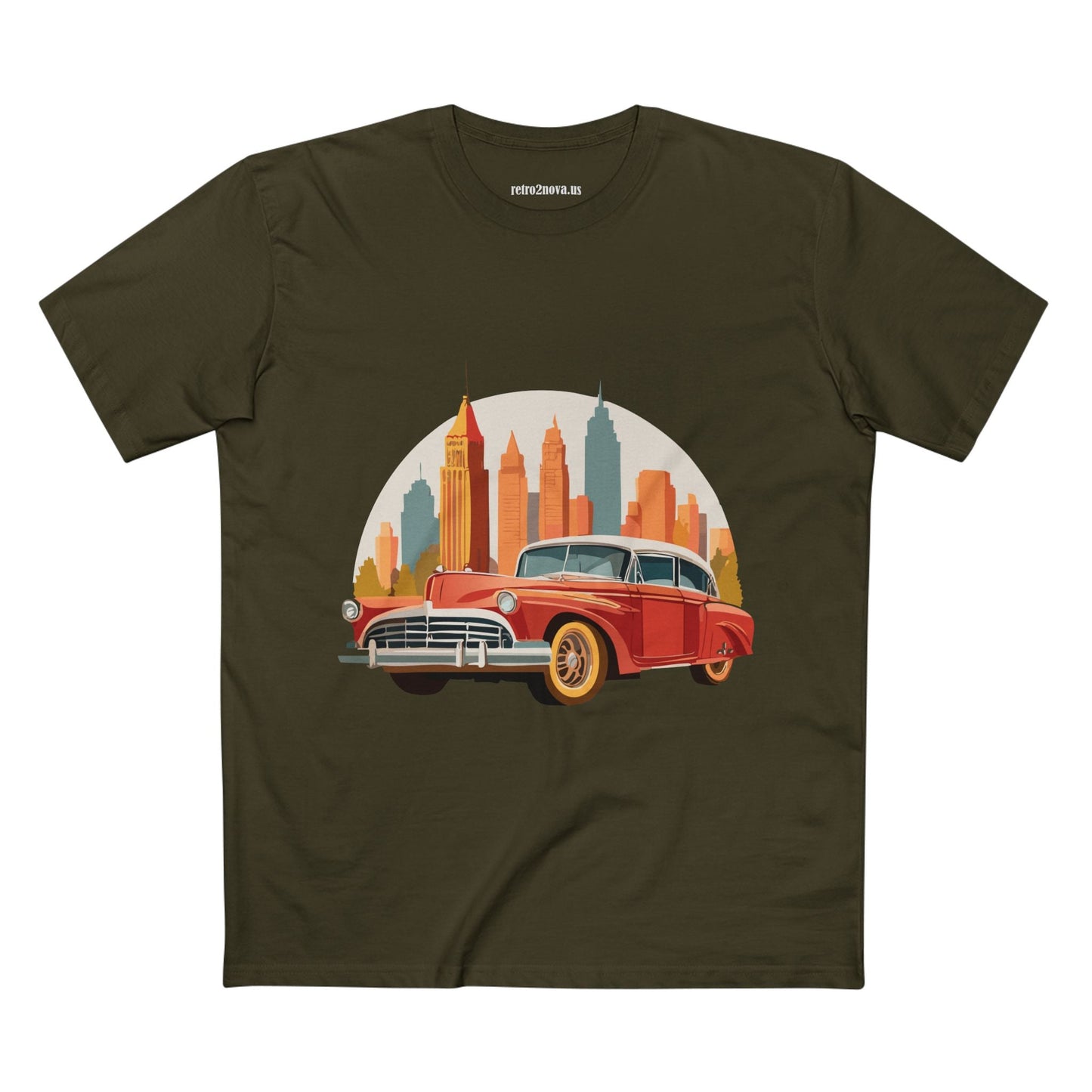 Retro Car Shirts Vintage Car Shirt RC2 Unisex Premium Cotton Tee With Original Art