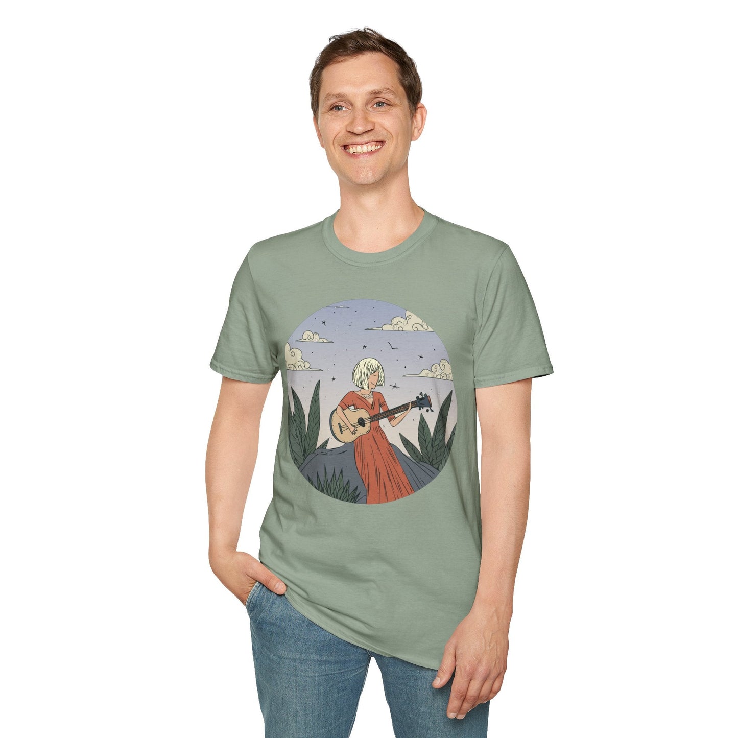 Womens Graphic T Shirts Art Design Tee Unisex Softstyle Gildan 64000 100 Percent Cotton