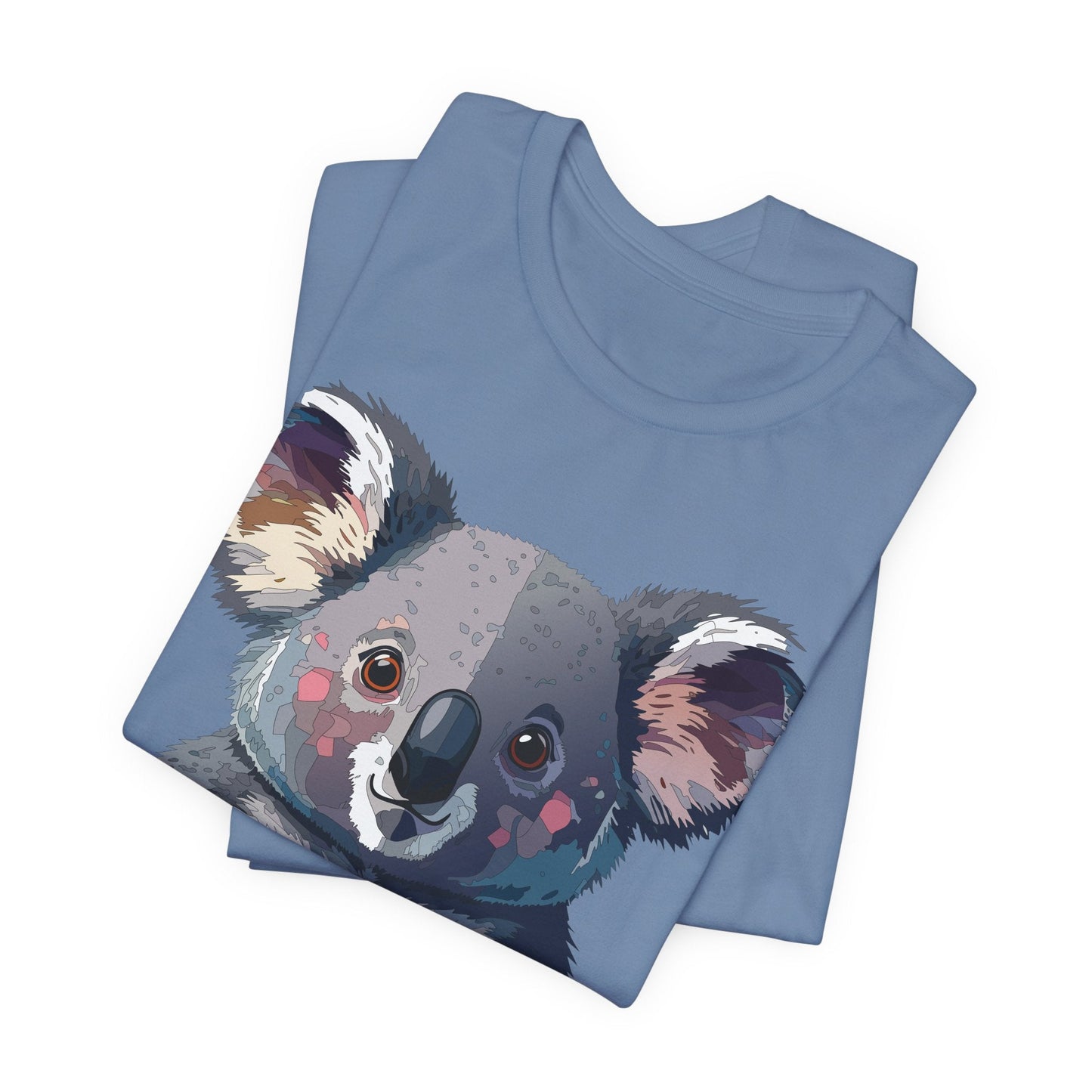Unisex Animal Shirt With Animal Art Design Tee Wild Animals Short Sleeve Jersey Cotton