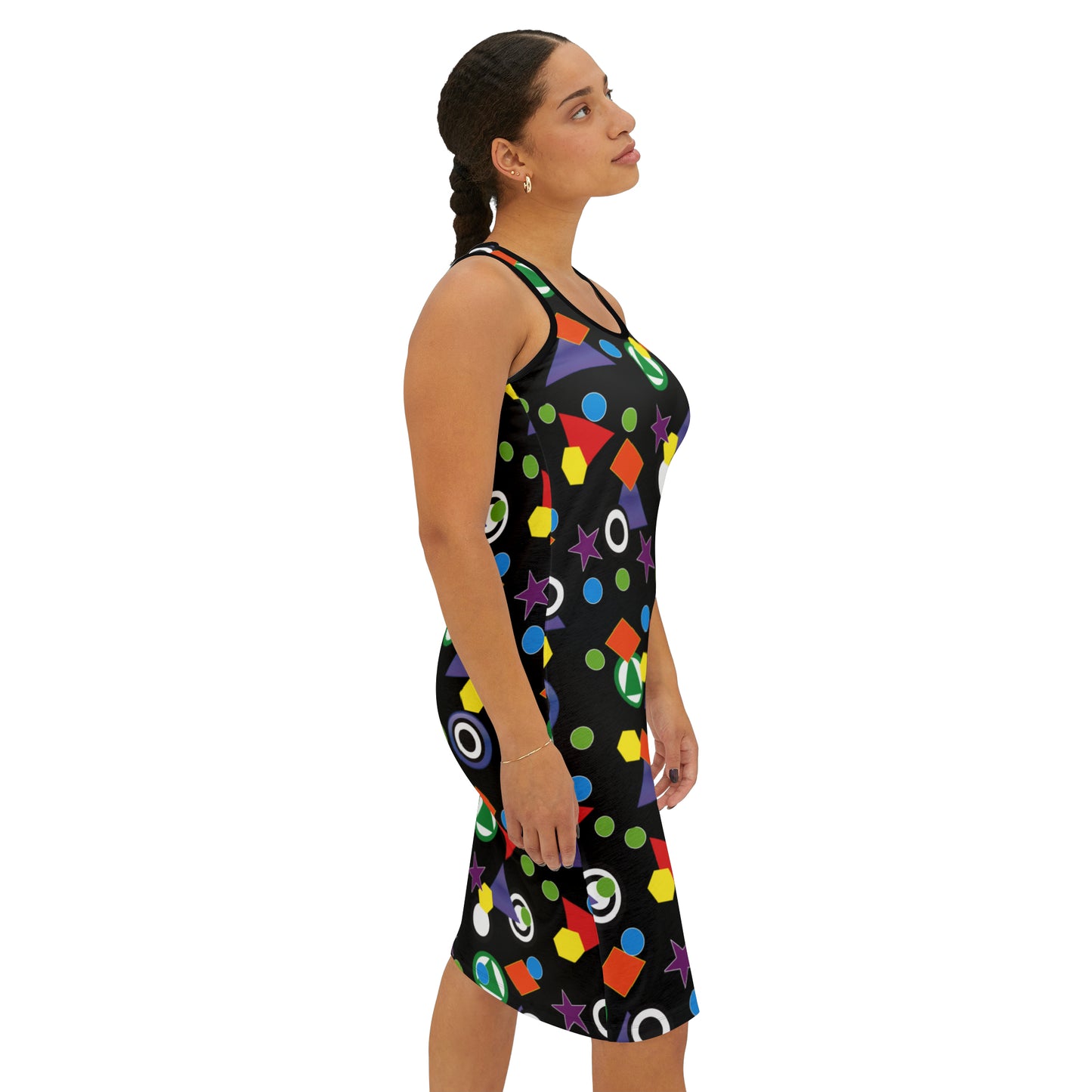 Summer Dress with abstract prints