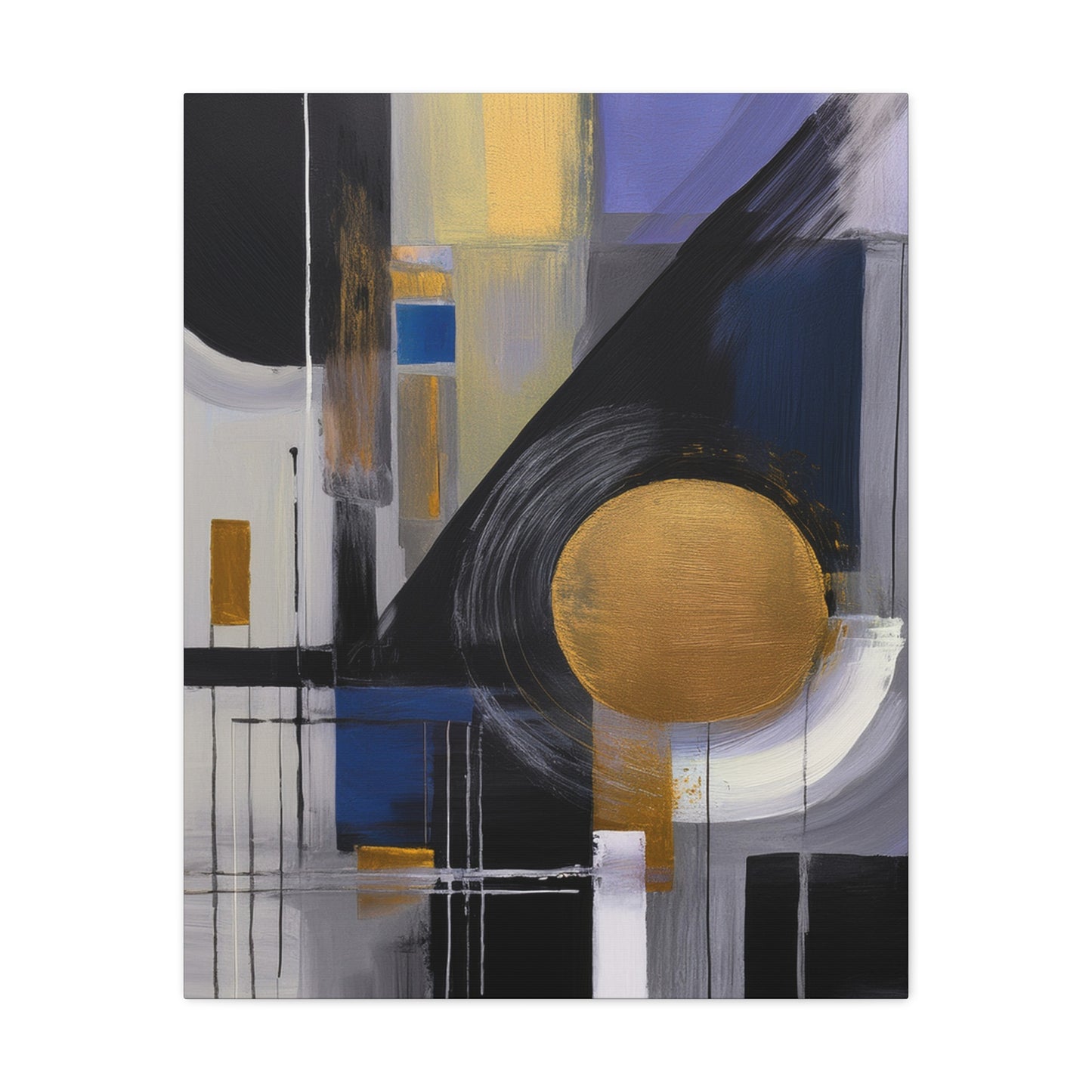Purple Abstract Painting Print Canvas 20x24,20x30,24x30, 24x32,24x36,30x40, 32x48,36x48,40x60 Pine-Wood Inner Frame ABS-32