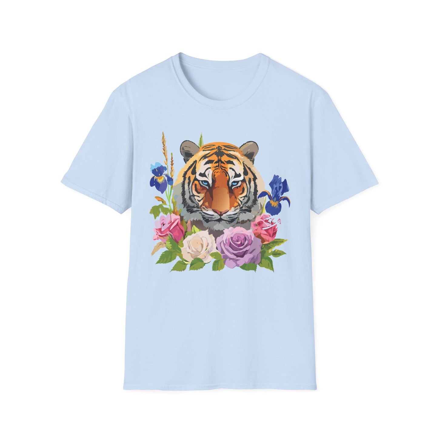 Unisex Tiger Shirt Softstyle Graphic Tee 100 Percent Cotton Apparel