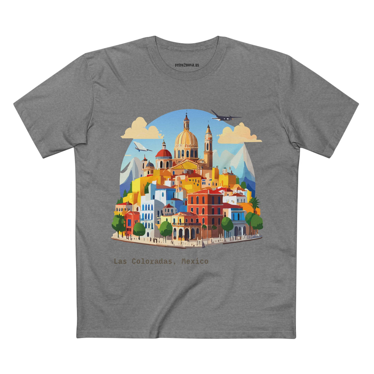 Las Coloradas Mexico Cityscape tee | Travel souvenir tee