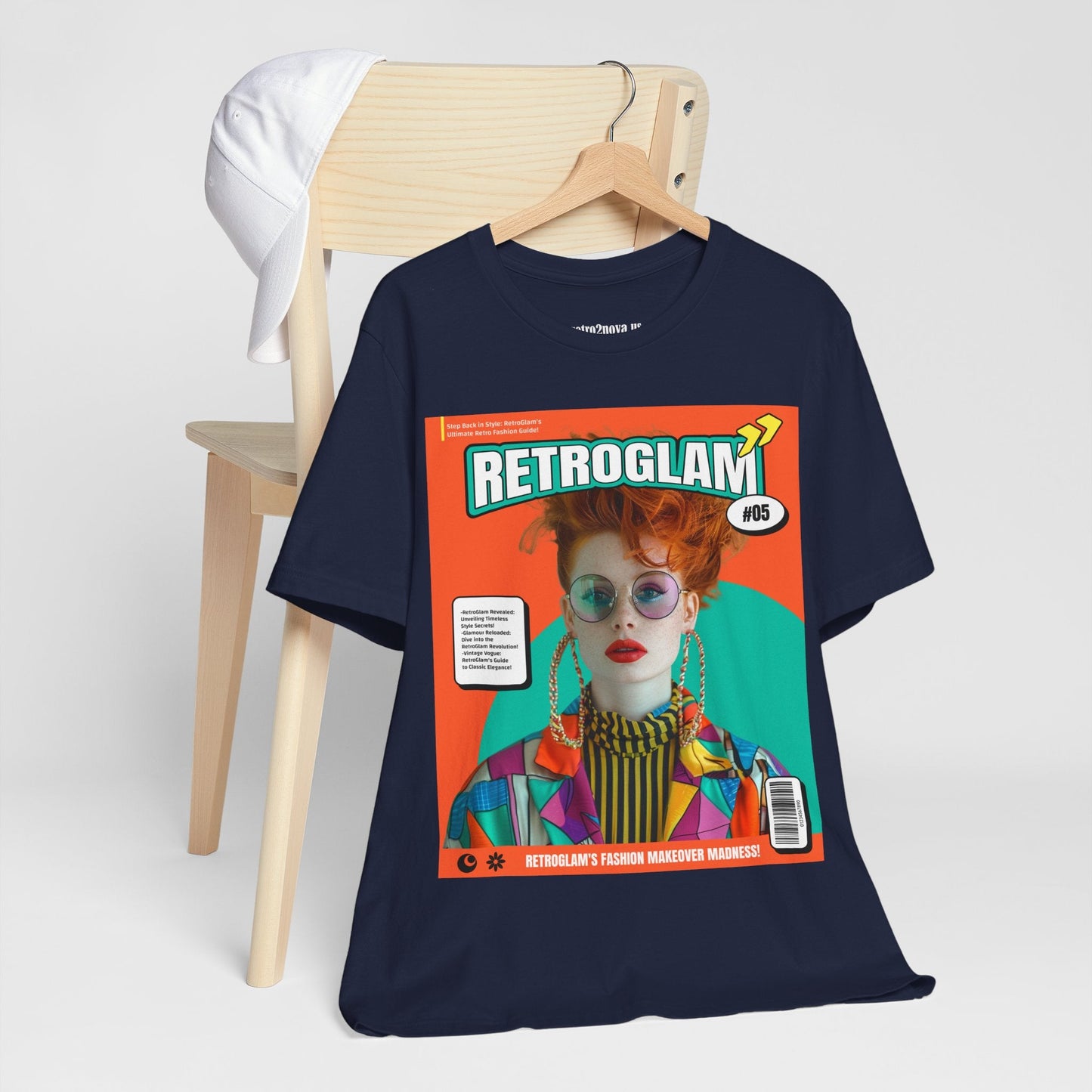 Magazine Cover Shirt Unisex Short Sleeve Tee Lightweight Breathable Fabric