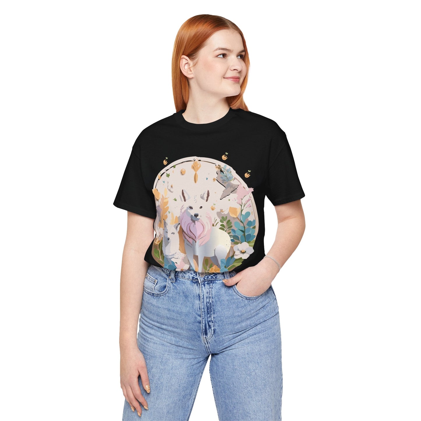Adelpha Graphic Tee Unisex Short Sleeve Shirt With Vintage Art Design For Everyday Wear