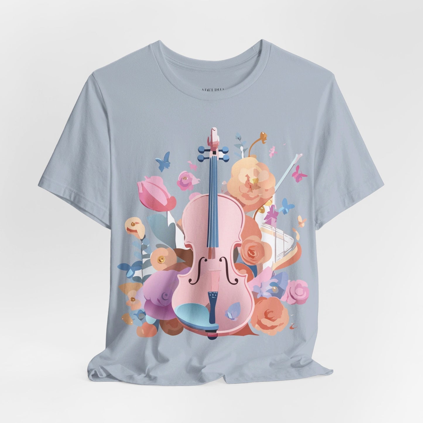 Adelpha Graphic Tee Unisex Short Sleeve Art Design Vintage Inspired Music T Shirt
