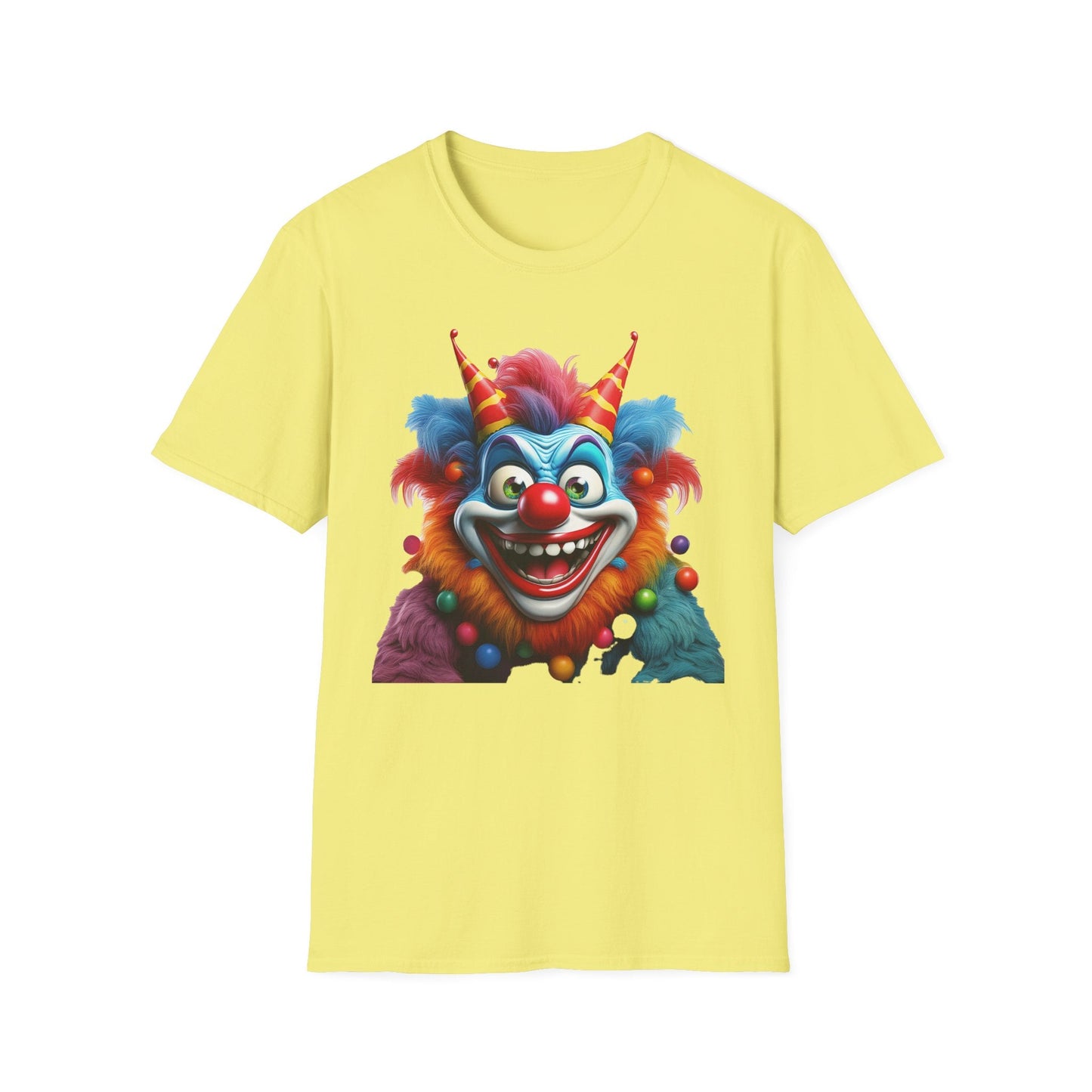 Clown Shirt For Men And Women Funny Circus Tee Scary Man Shirt Unisex Softstyle Tee