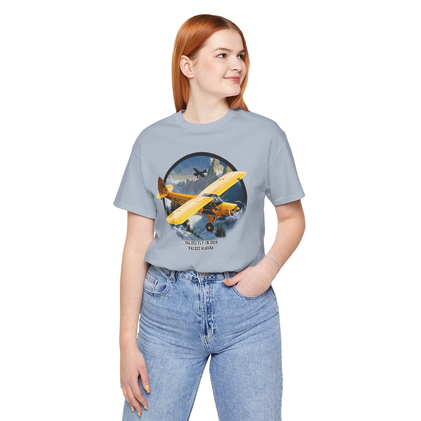 Retro Plane Graphic Design Tee, Plane Shirt, Vintage Tees, Art Design T-Shirt, Graphic Tee, Retro Art Shirts