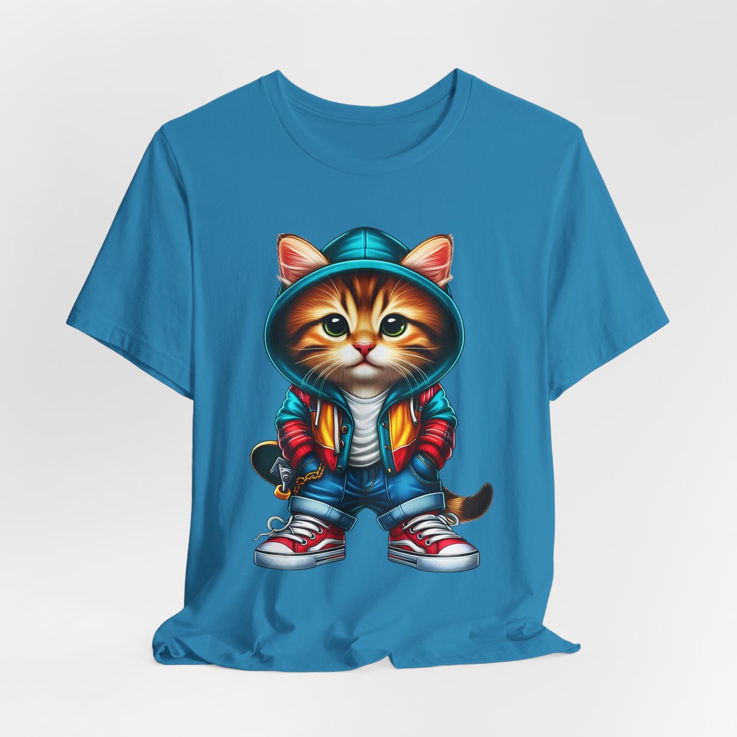 Mina Cool Cat Tee Shirt, Funny Cat T-Shirt, Pet Shirt, Animal Tees, Funny Animal T-Shirt, Graphic Tee
