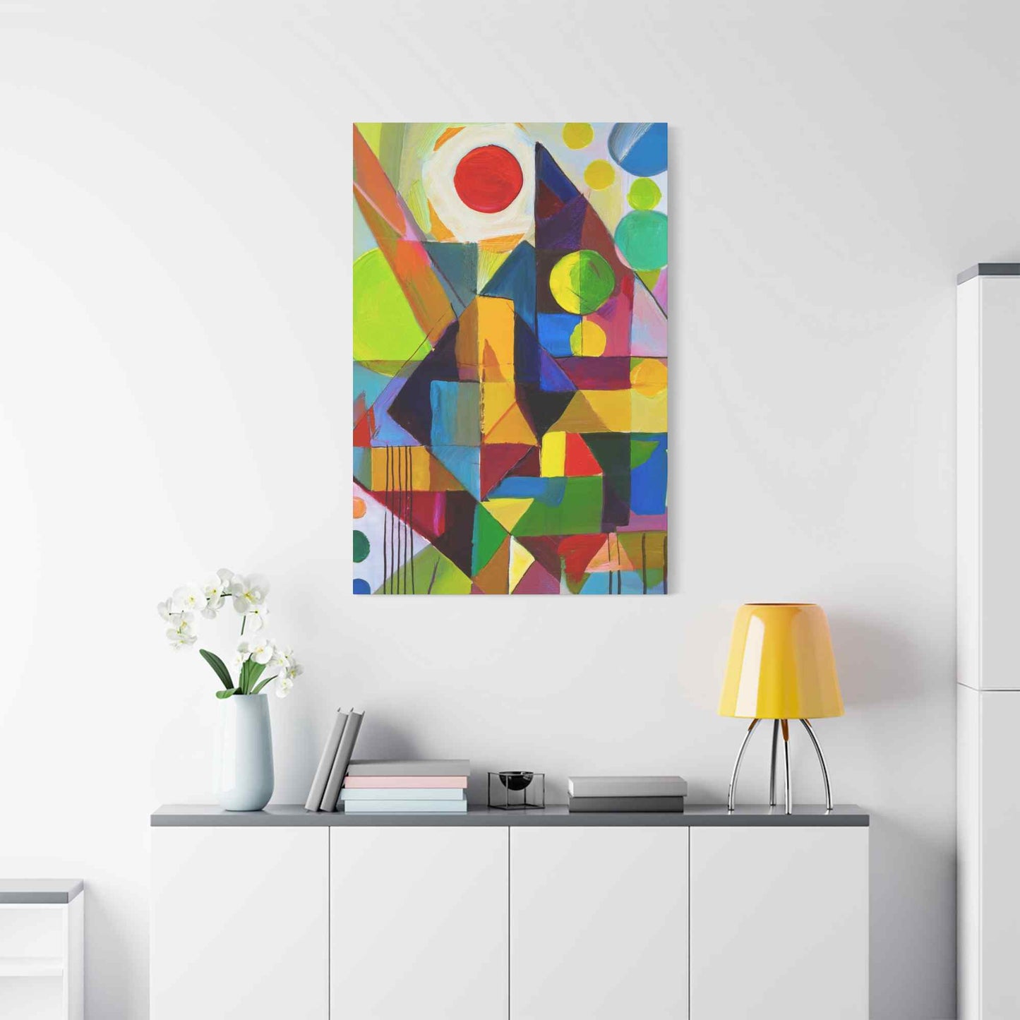 Abstract Painting Print Canvas 20x24,20x30,24x30, 24x32,24x36,30x40, 32x48,36x48,40x60 Pine-Wood Inner Frame ABS-6