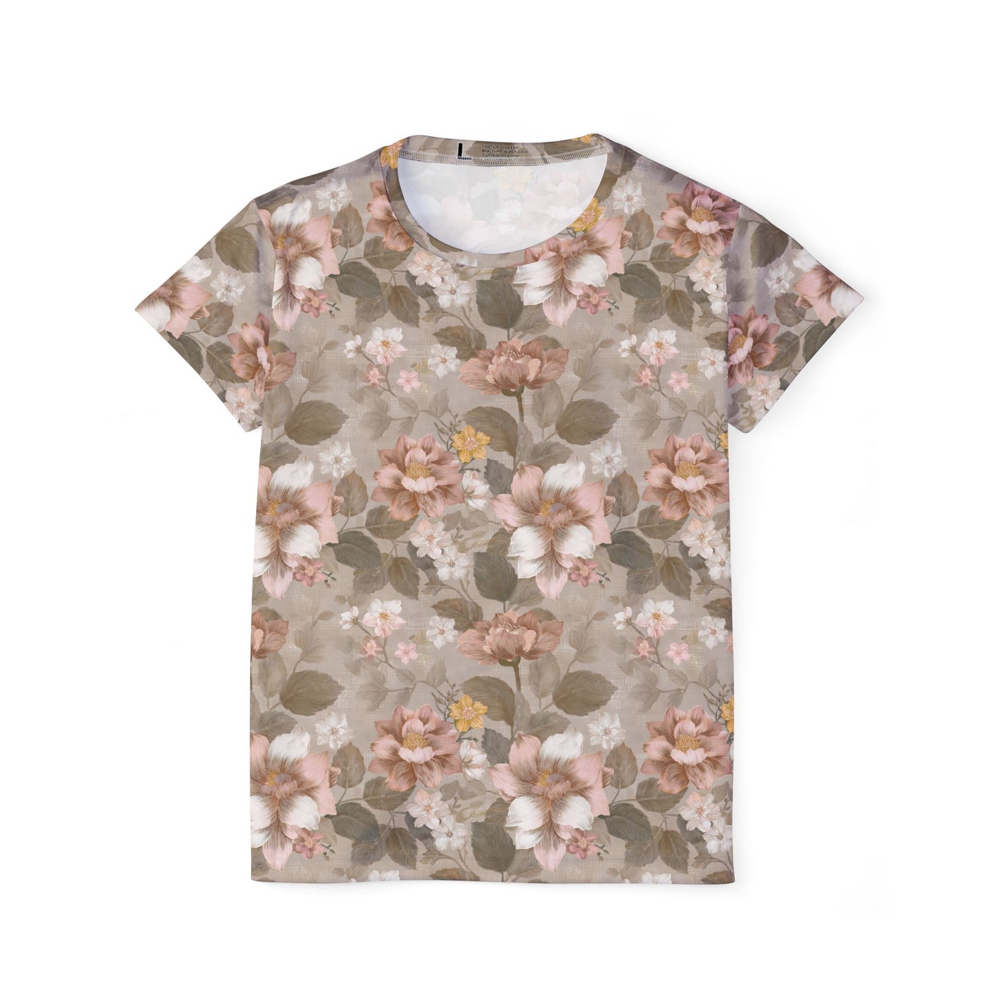 Women Poly Shirt with Floral Print F310