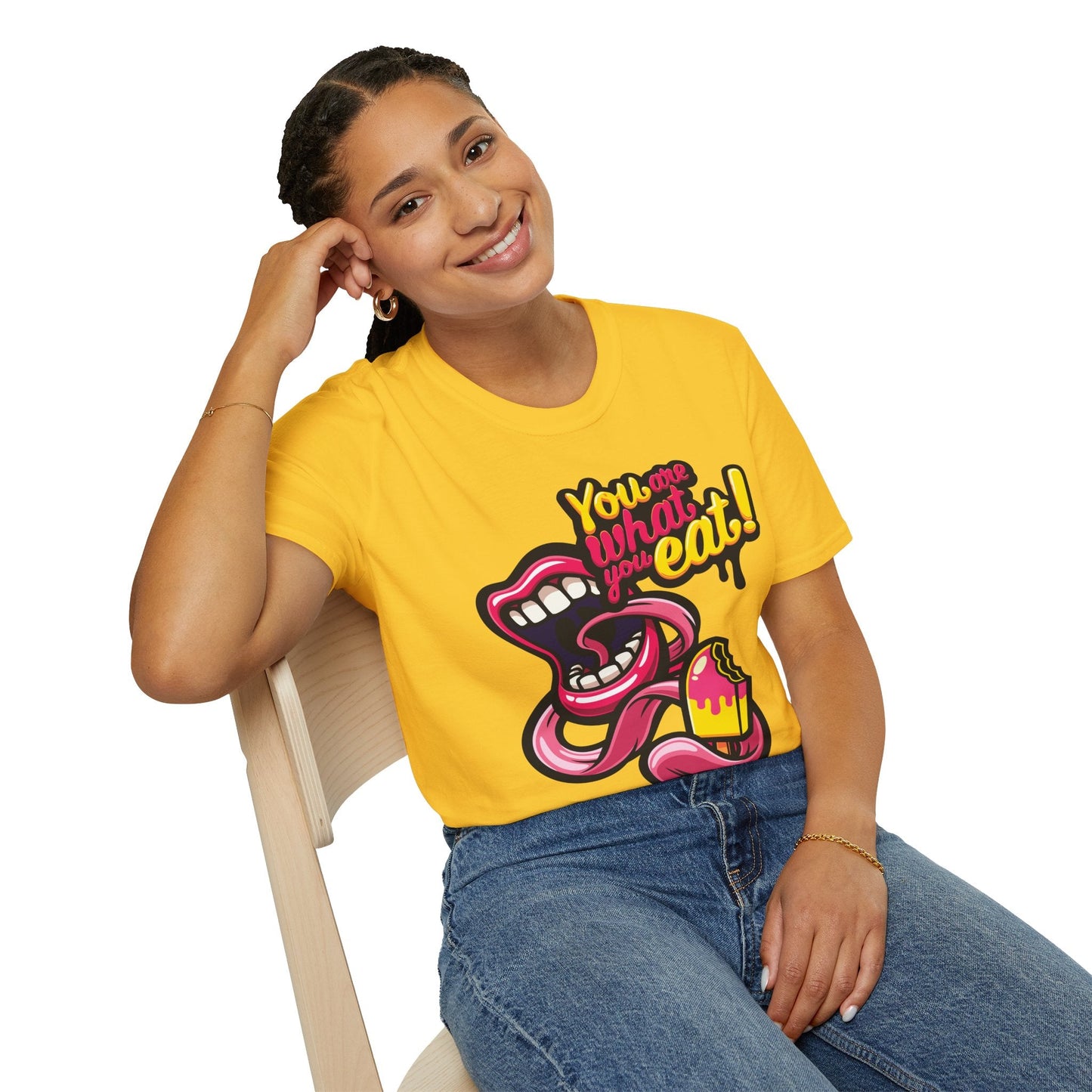 Cartoon T Shirt Animation T Shirt Funny Tee Shirt Unisex Softstyle Cotton Tee Premium