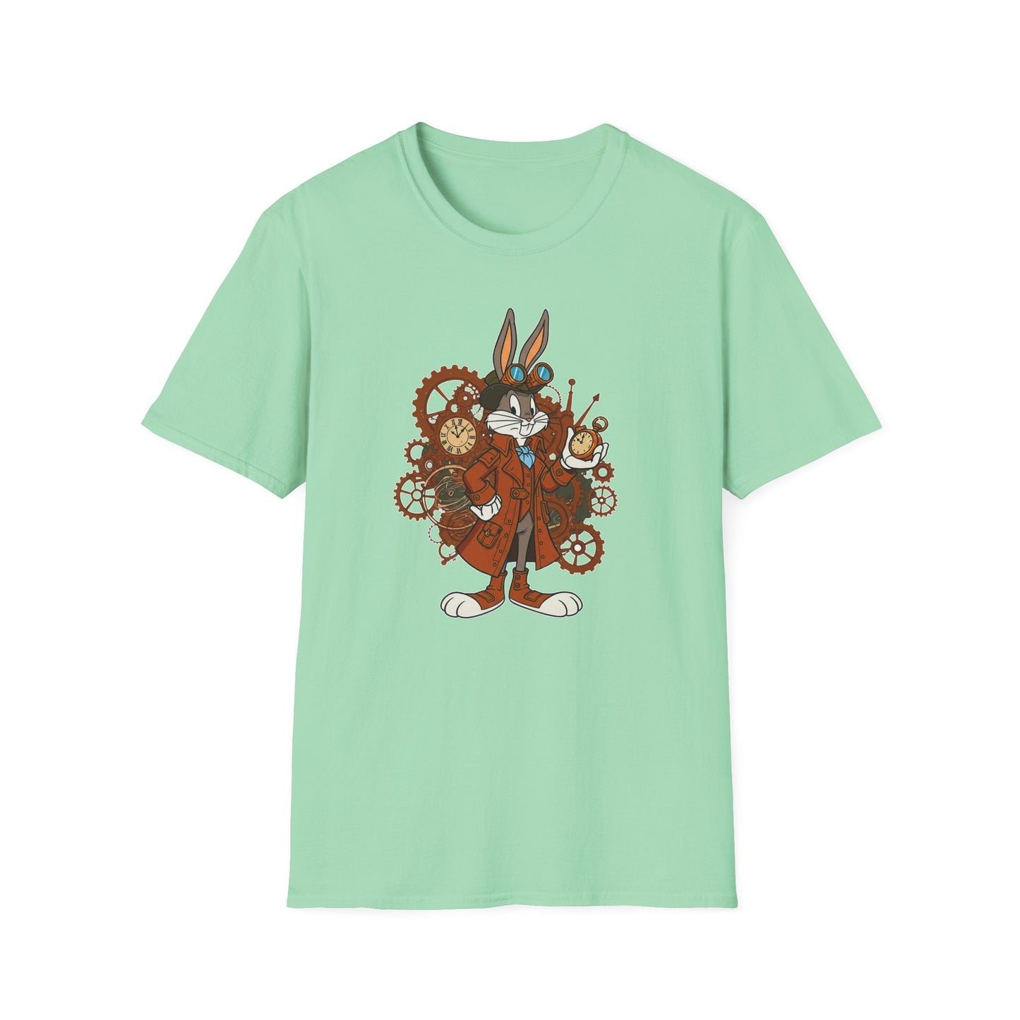 Bugs Bunny Shirt Unisex T Shirt Cartoon Tee 100 Percent Cotton Gildan Softstyle Graphic Tee