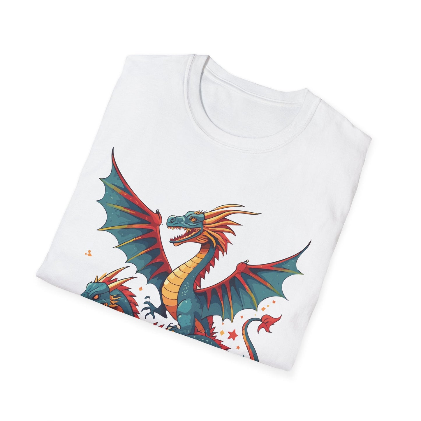 Dragon Graphic Unisex 100 Cotton Tee with Animal Artwork Design 13