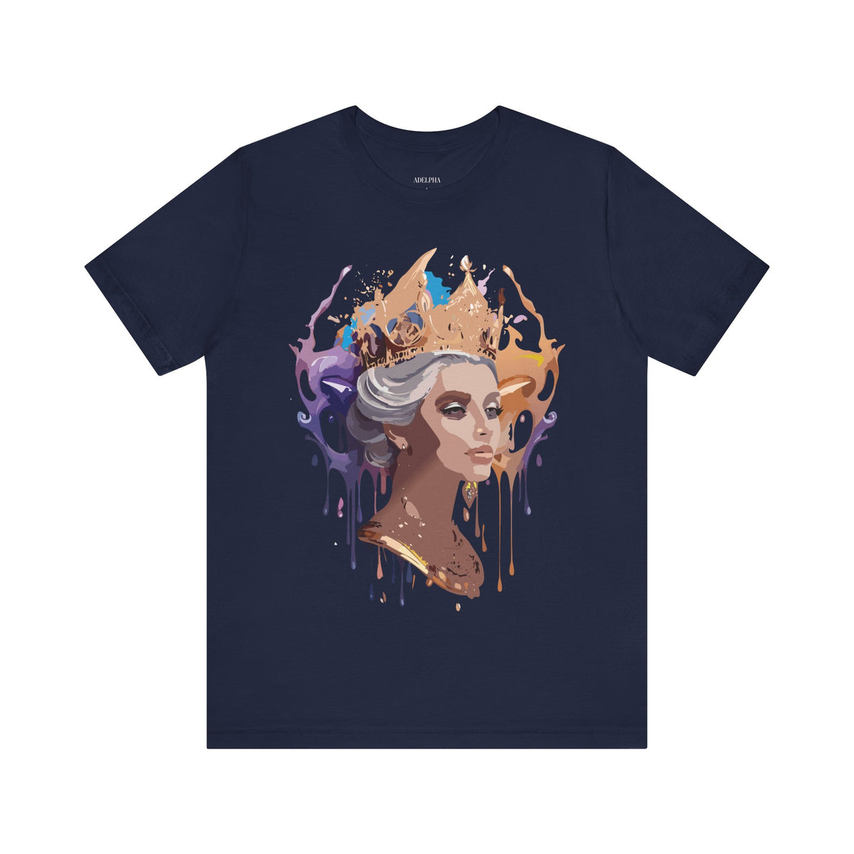 Queen Graphic Unisex Cotton Bella+Canvas Tee with Art Design m174