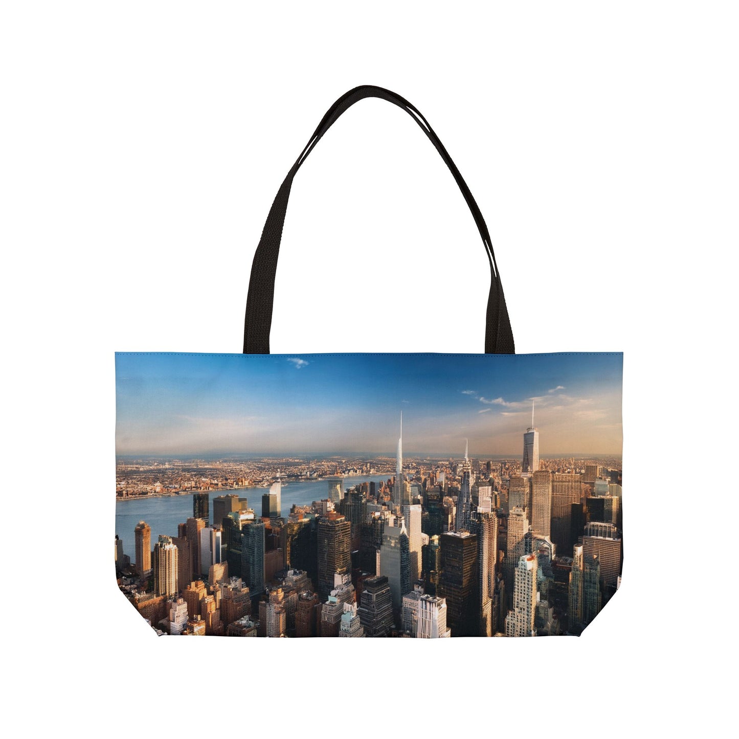 New York Print Bag High-Quality 100% Spun Poly 24x13 Canvas Art Bag C-09