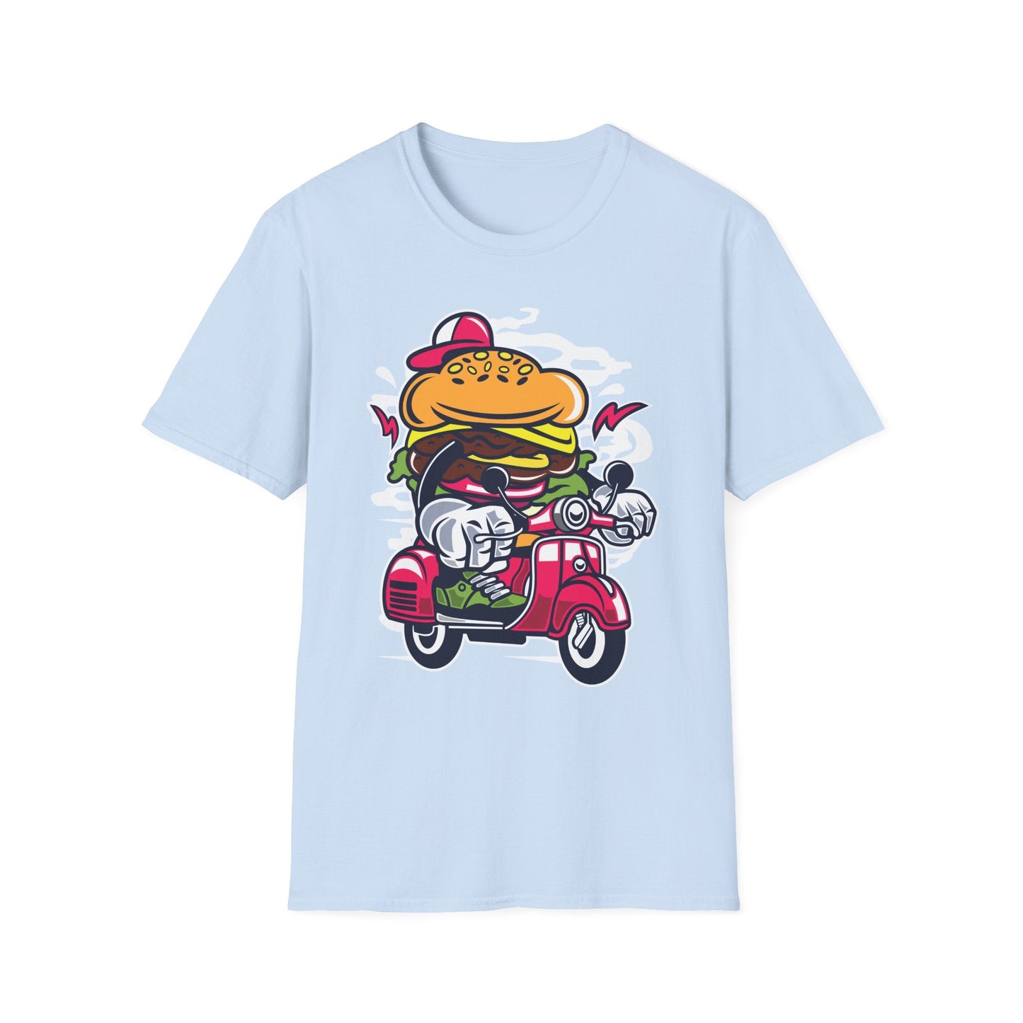 Cartoon T Shirt Animation Tee Funny Unisex Softstyle Gildan 64000 100 Percent Ring Spun Cotton