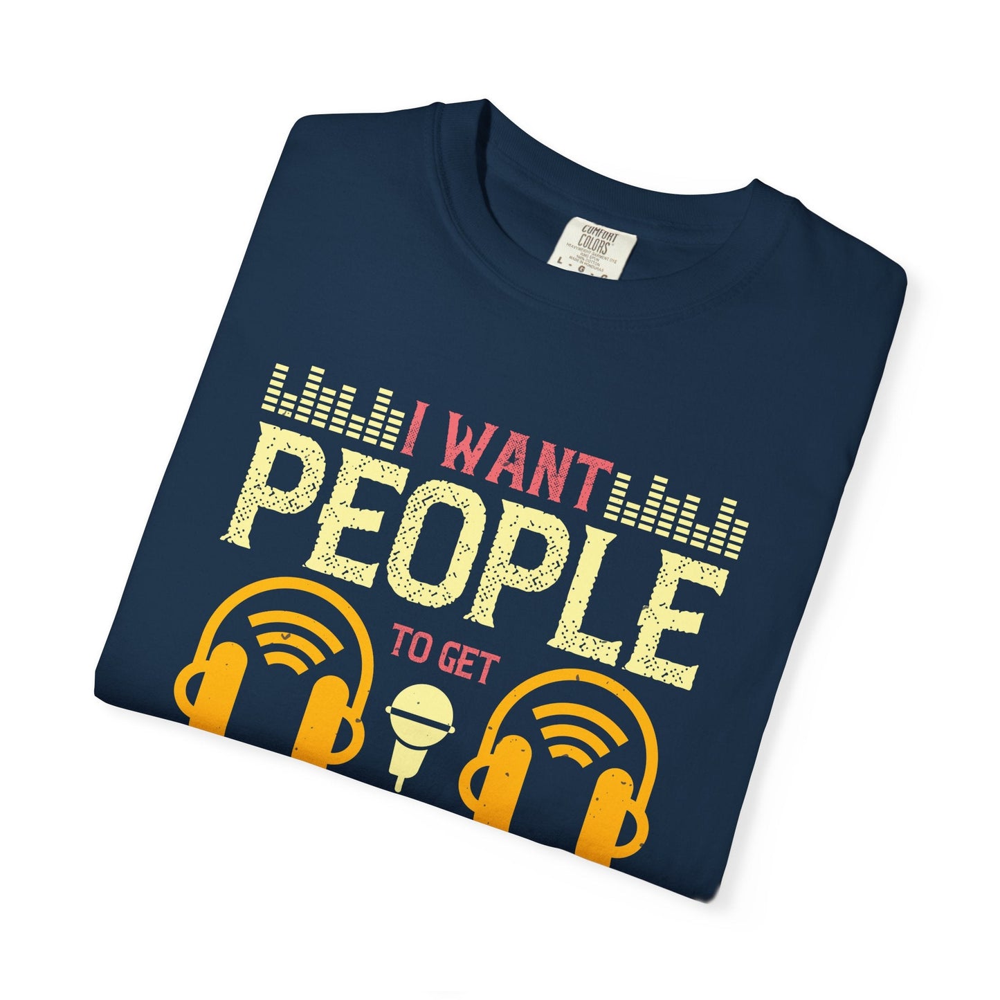 Music Graphic Design Unisex Cotton T-shirt m16