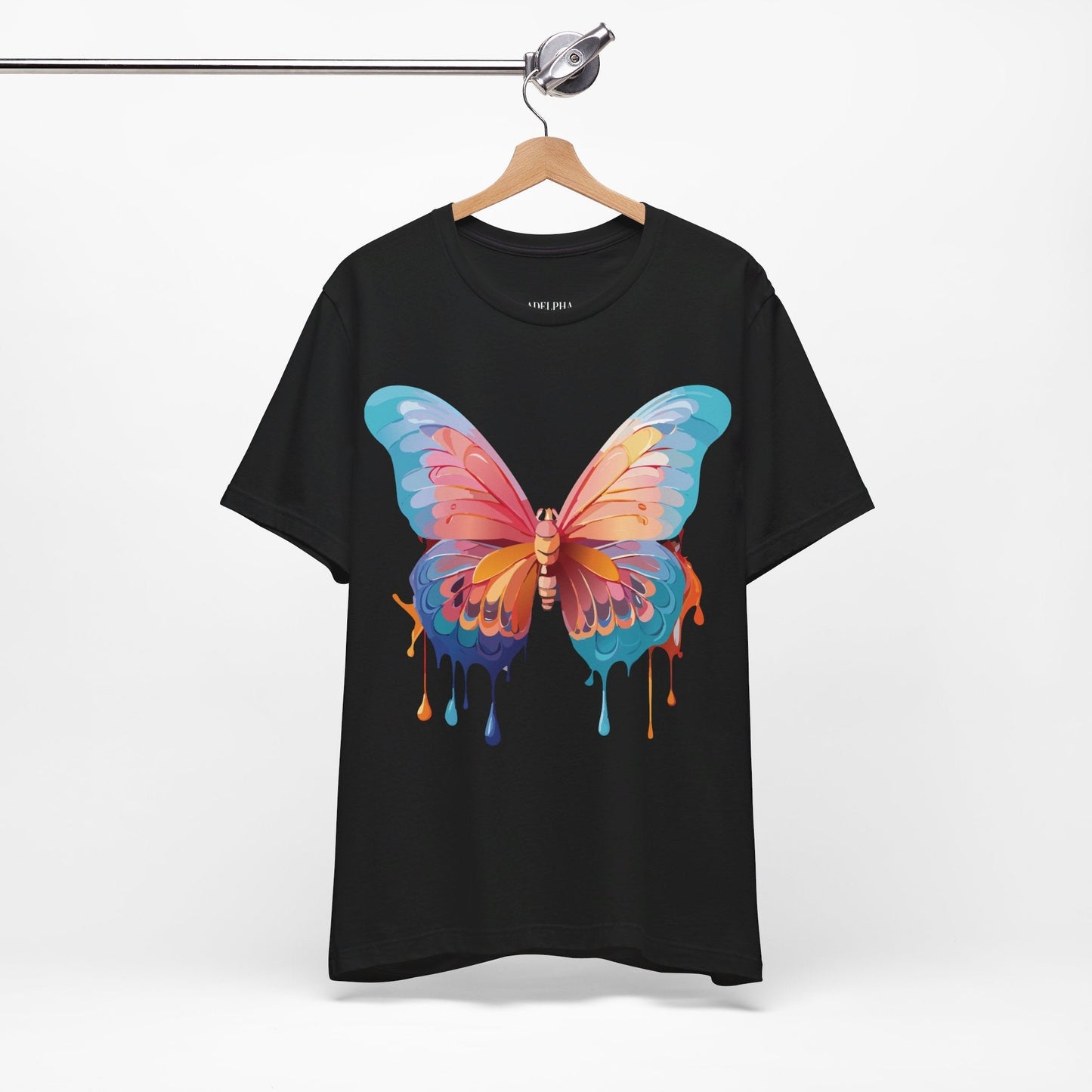 Butterfly Graphic Tee Adelpha Unisex Short Sleeve Design Tee