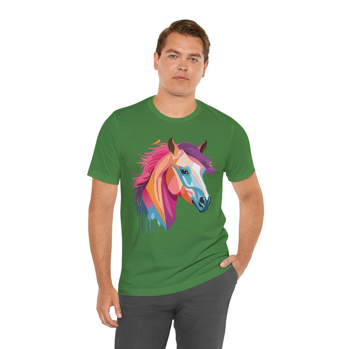 Unisex Animal Shirt Art Design Short Sleeve With Wild Animals Graphic Print Comfort Tee