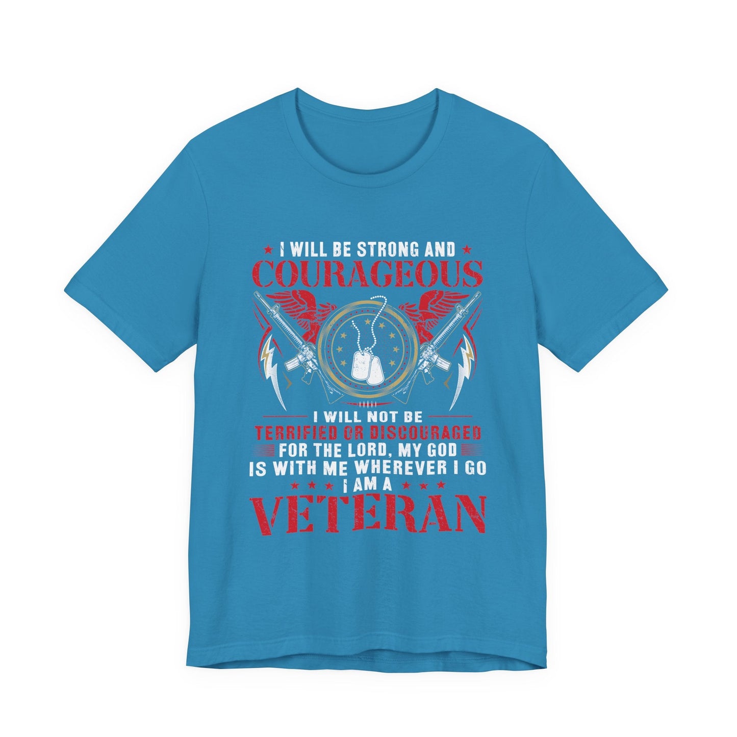 Army Veteran Patriotic Graphic Design Unisex Cotton T-Shirt v37
