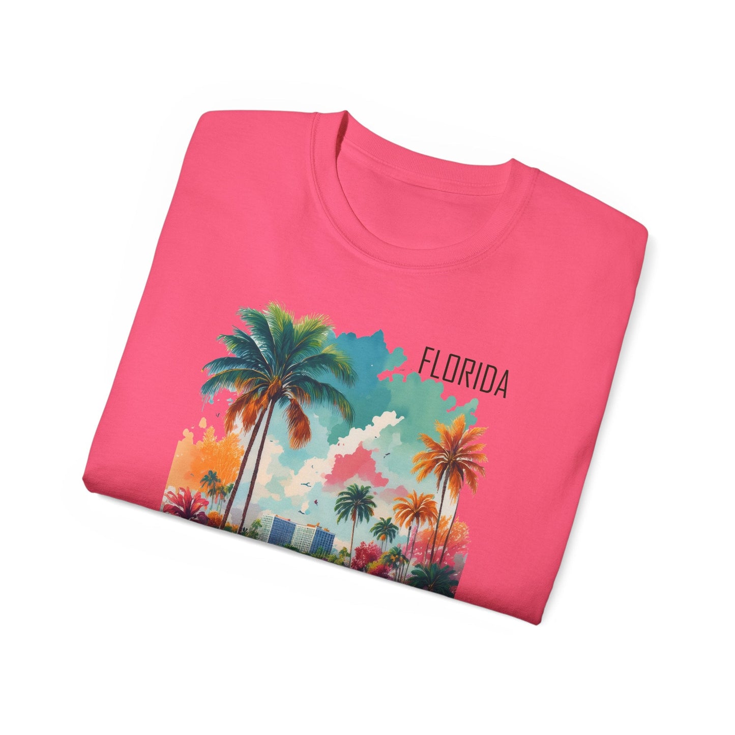 Florida Graphic Unisex Cotton T‑Shirt 2