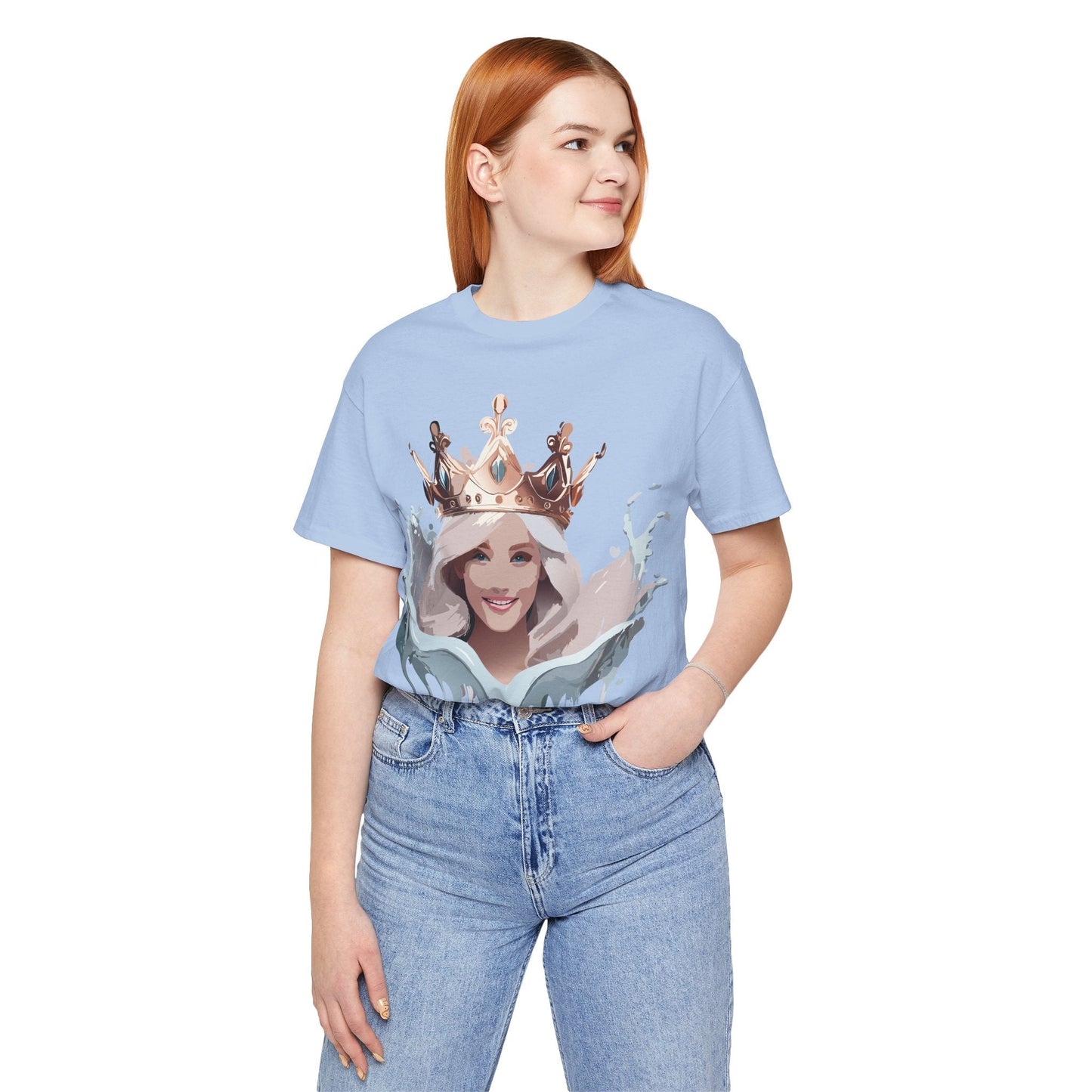 Queen Graphic Tee Unisex Jersey Short Sleeve Vintage Inspired Adelpha Art Design