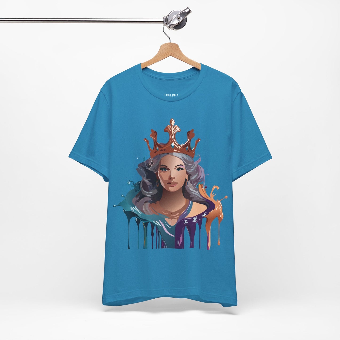Queen Graphic Tee By Adelpha Art Design Unisex Short Sleeve Vintage Inspired Shirt