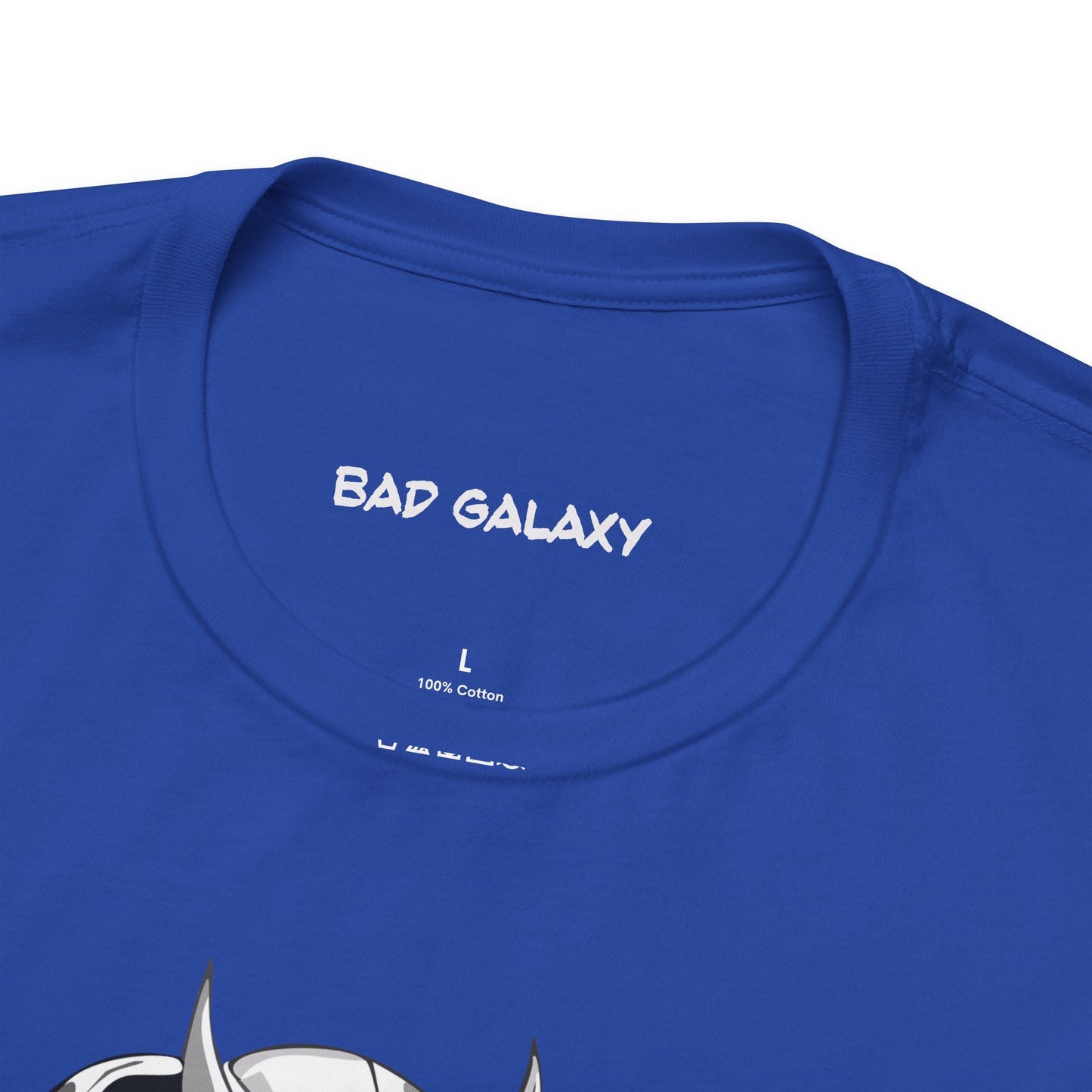 Tee Shirt With Alien From Bad Galaxy 100 Percent Cotton Lightweight Made In USA Eco Friendly Inks