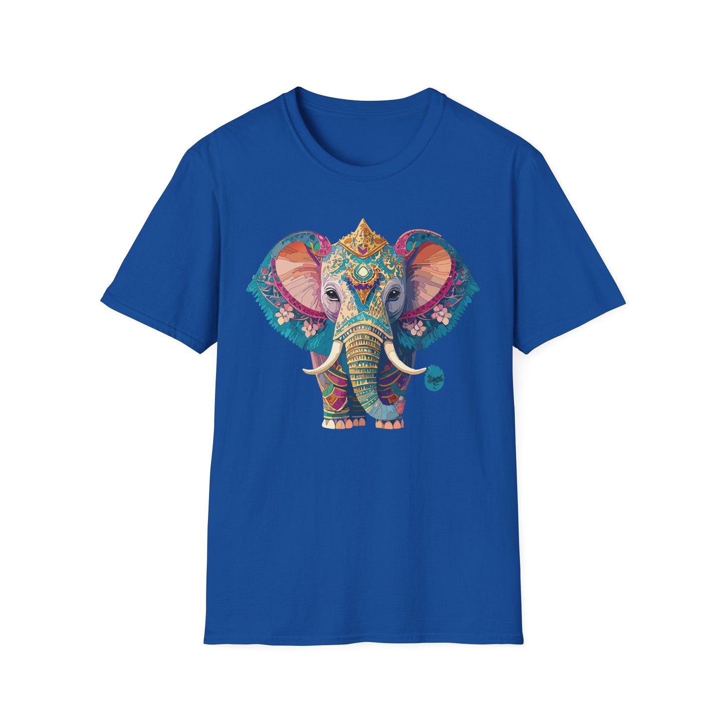 Elephant Shirt Unisex Animal Tee Softstyle 100 Percent Ring Spun Cotton Gildan 64000