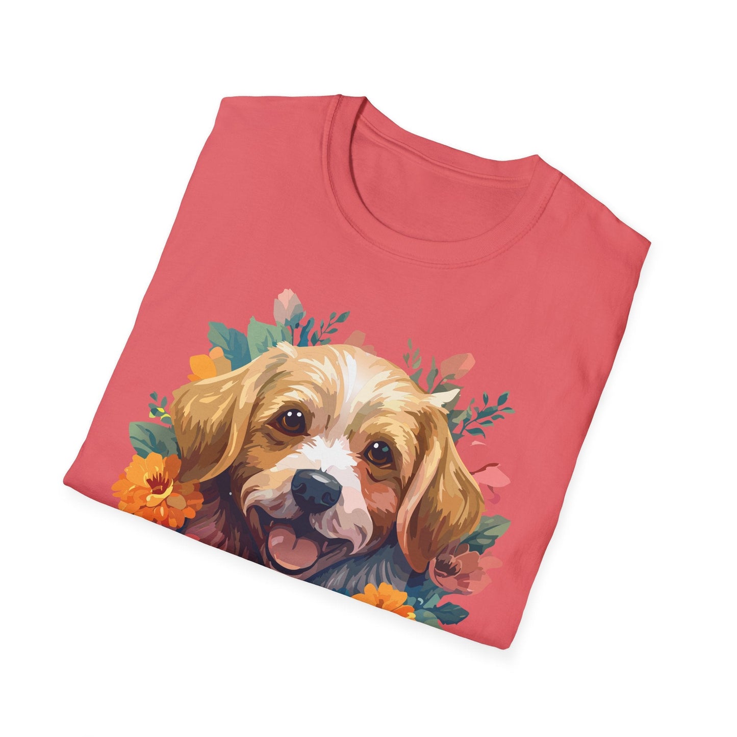 Dog Shirt Unisex Animal Tee Softstyle 64000 Gildan Cotton Tee