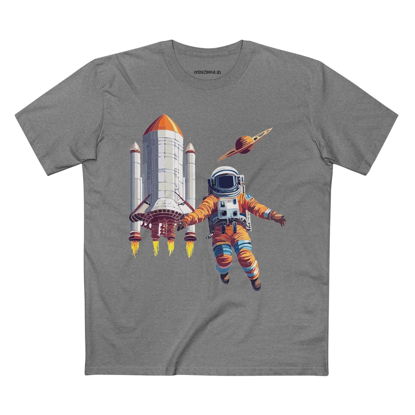 Cosmos Shirt Astronaut Tee CS 7 Unisex Premium Cotton Staple Tee Retro2Nova Art Original Art Design