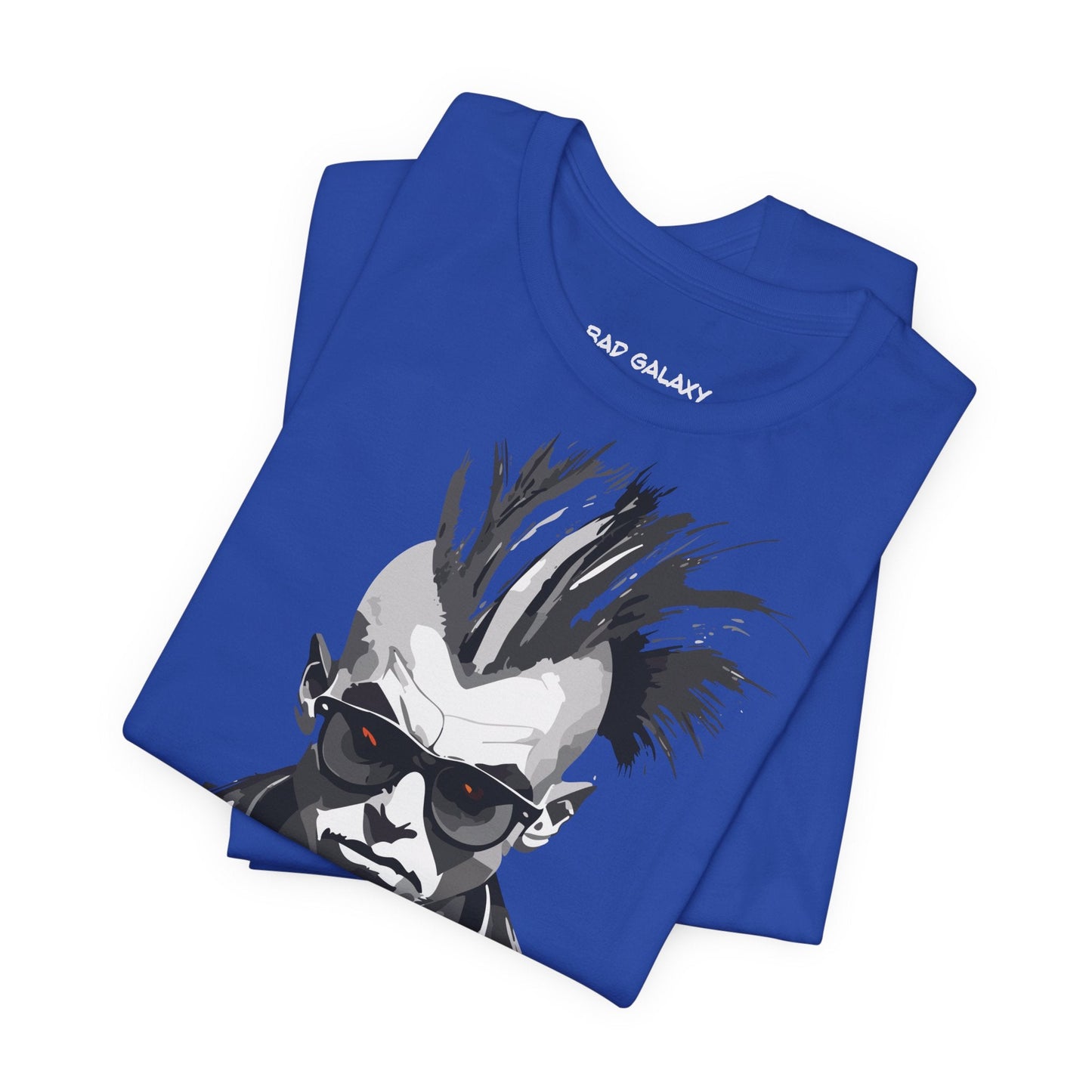 Punk Rock Tee Shirt From Bad Galaxy Made To Order 100 Percent Cotton Eco Friendly Inks