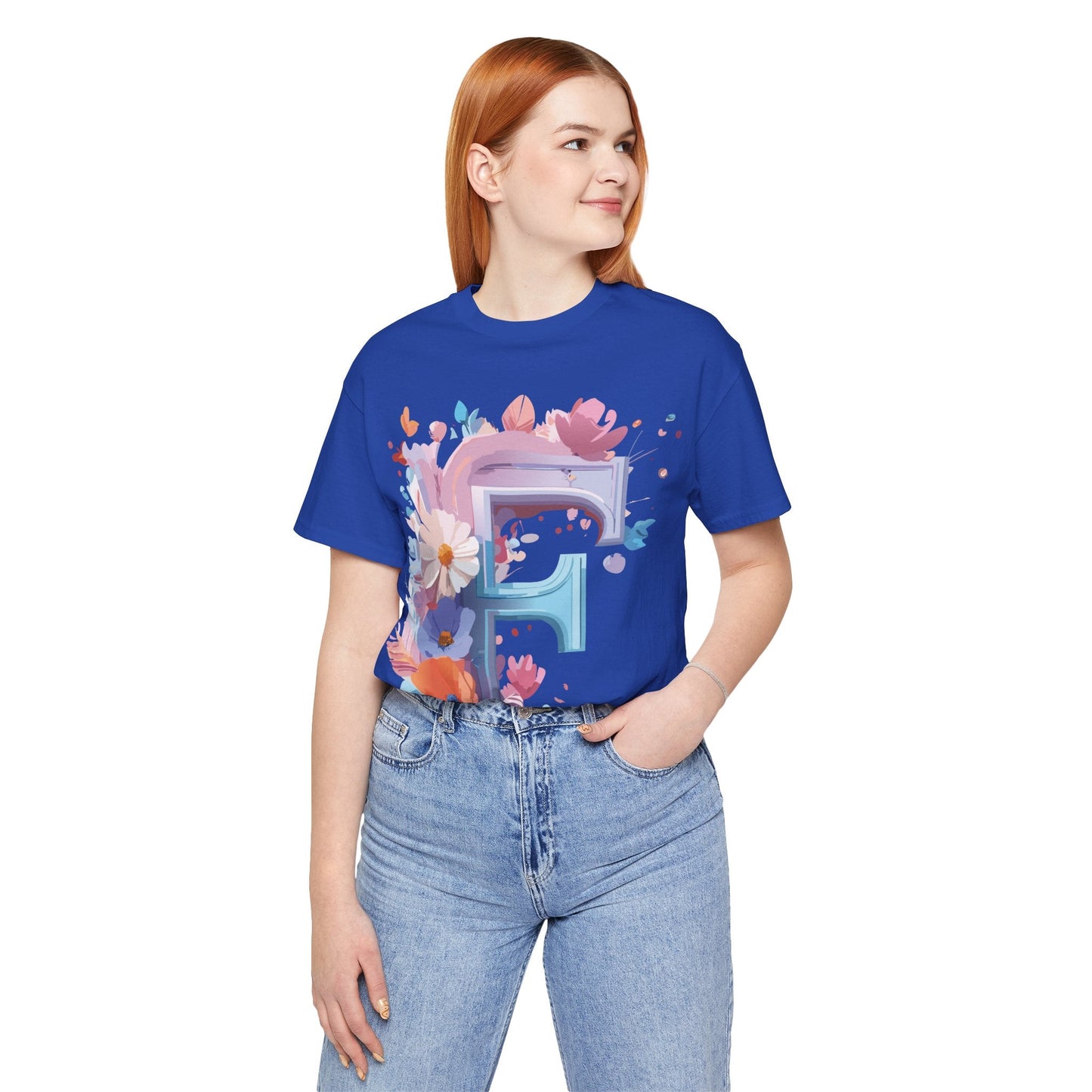 Letter F Shirt Graphic Tee Unisex Vintage Inspired Artwork From Adelpha Premium Short Sleeve