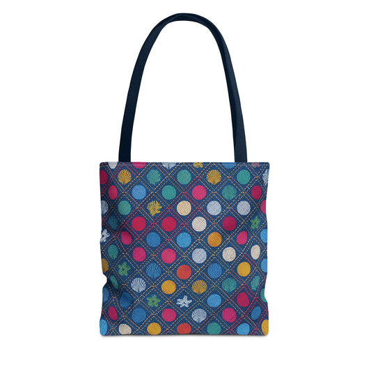 Denim Fabric Imitation Print Unisex Canvas Bag Poly Spun 3 Sizes Tote Bag 182-6