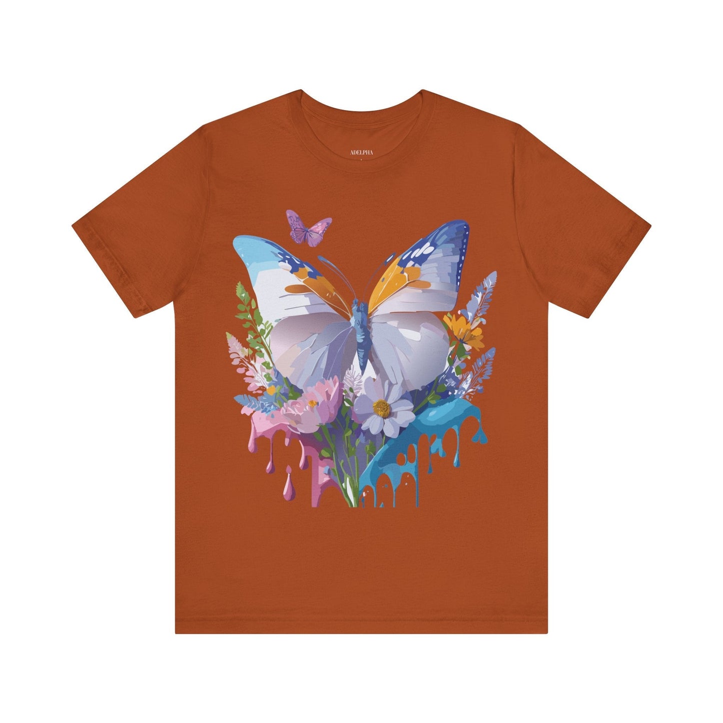Adelpha Butterfly Graphic Tee Vintage Inspired Unisex Short Sleeve Shirt