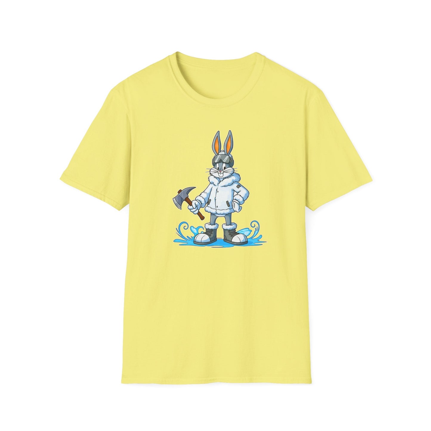 Bugs Bunny T Shirt Unisex Cartoon Animation Graphic Tee Softstyle Short Sleeve By Gildan 64000