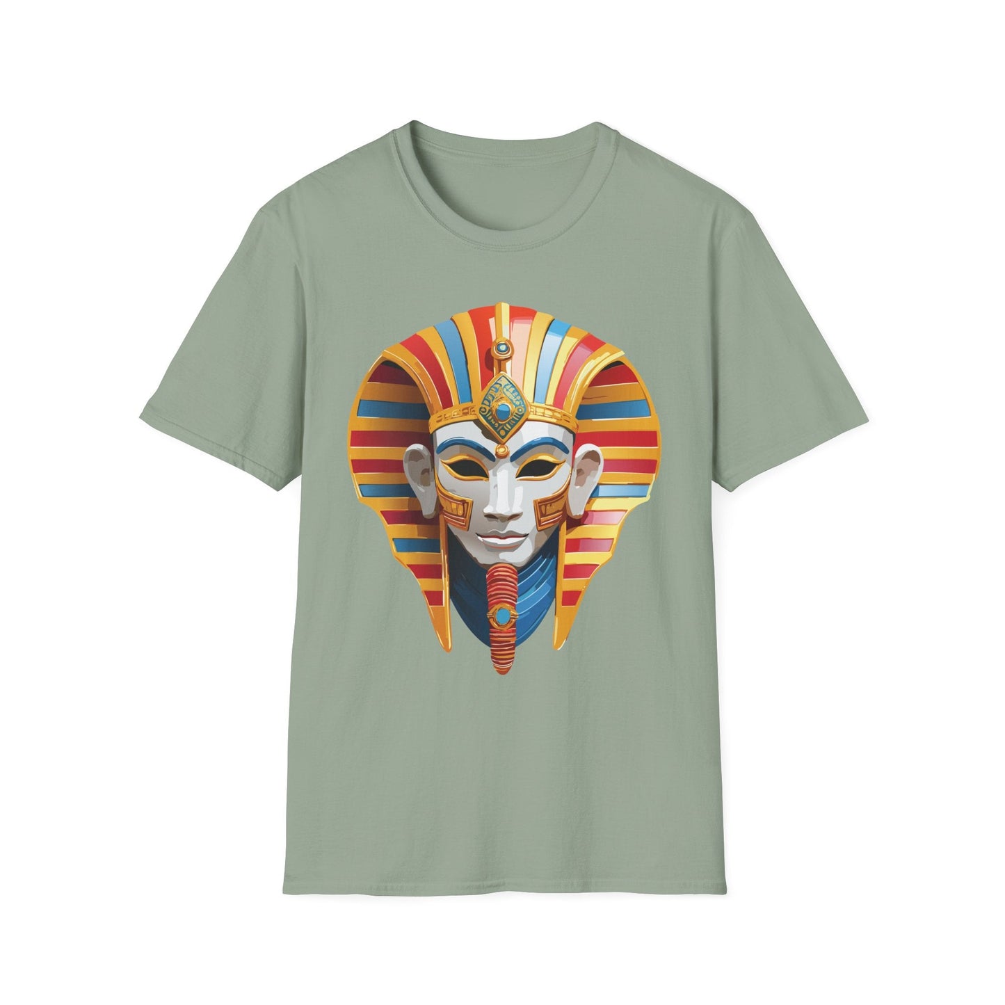 Mask Tee Shirt Unisex Art Design Masquerade Tee Gildan Softstyle 64000 Lightweight Cotton