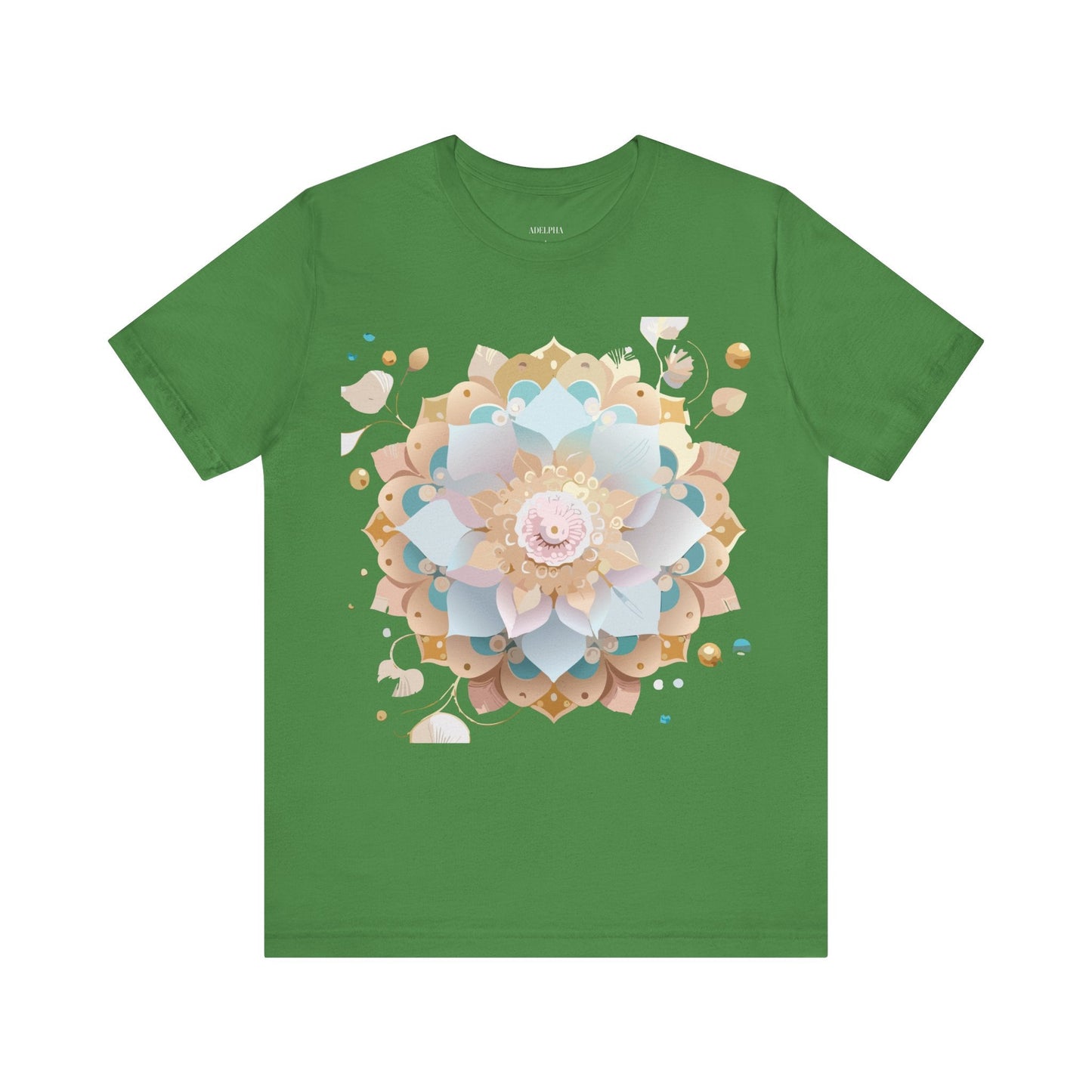Mandala Graphic Tee Unisex Jersey Short Sleeve Featuring Vintage Inspired Adelpha Artwork