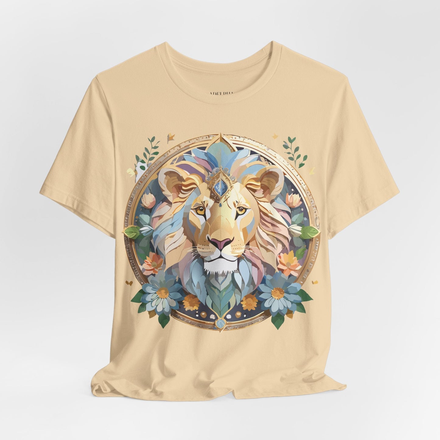 Medallion Graphic Unisex 100 Cotton Vintage Animal Medal Artwork Tee 3