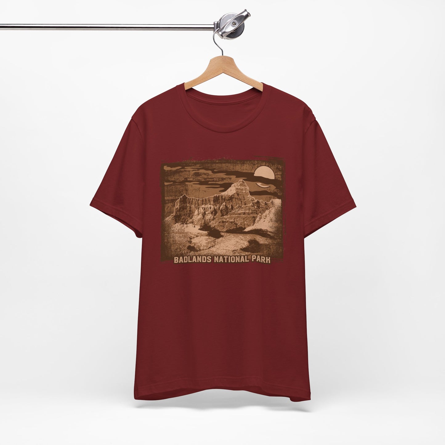Badlands Retro Poster Graphic Design Tee, Badlands Shirt, Vintage Tees, Art Design T-Shirt, Graphic Tee, Retro Art Shirts