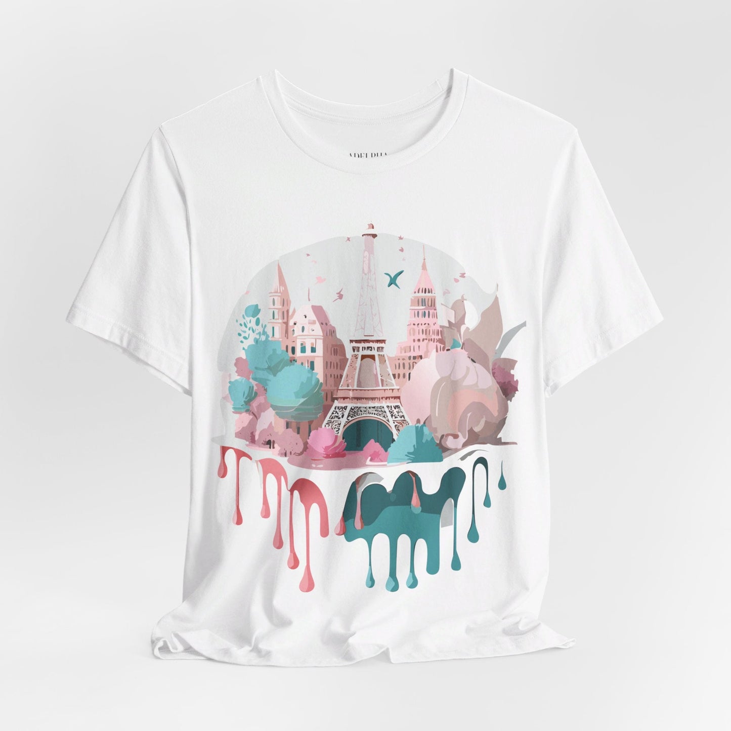 Paris Graphic Tee Unisex Premium Adelpha Art Design Vintage Inspired Short Sleeve Shirt