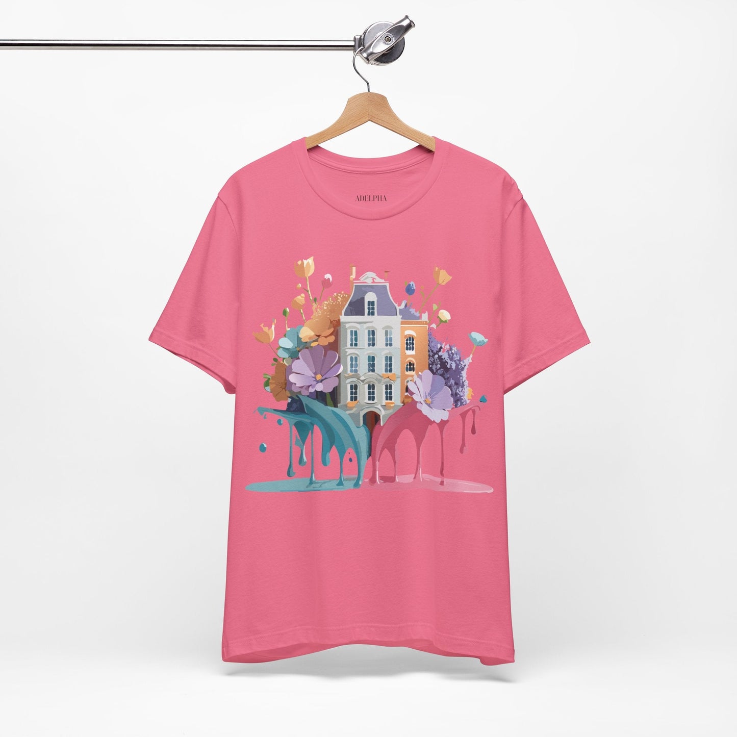 Amsterdam Graphic Tee Unisex Jersey Short Sleeve Shirt Travel Themed Original Artwork