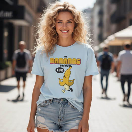 Funny Banana Graphic Tee Unisex 100 Cotton Comfort Colors T-Shirt
