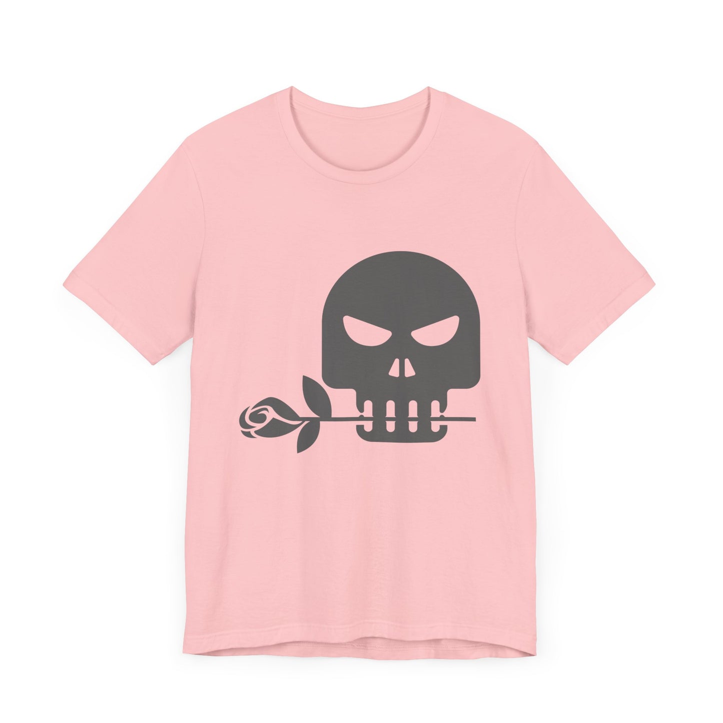 Unisex Cotton Tee Shirt with Skull