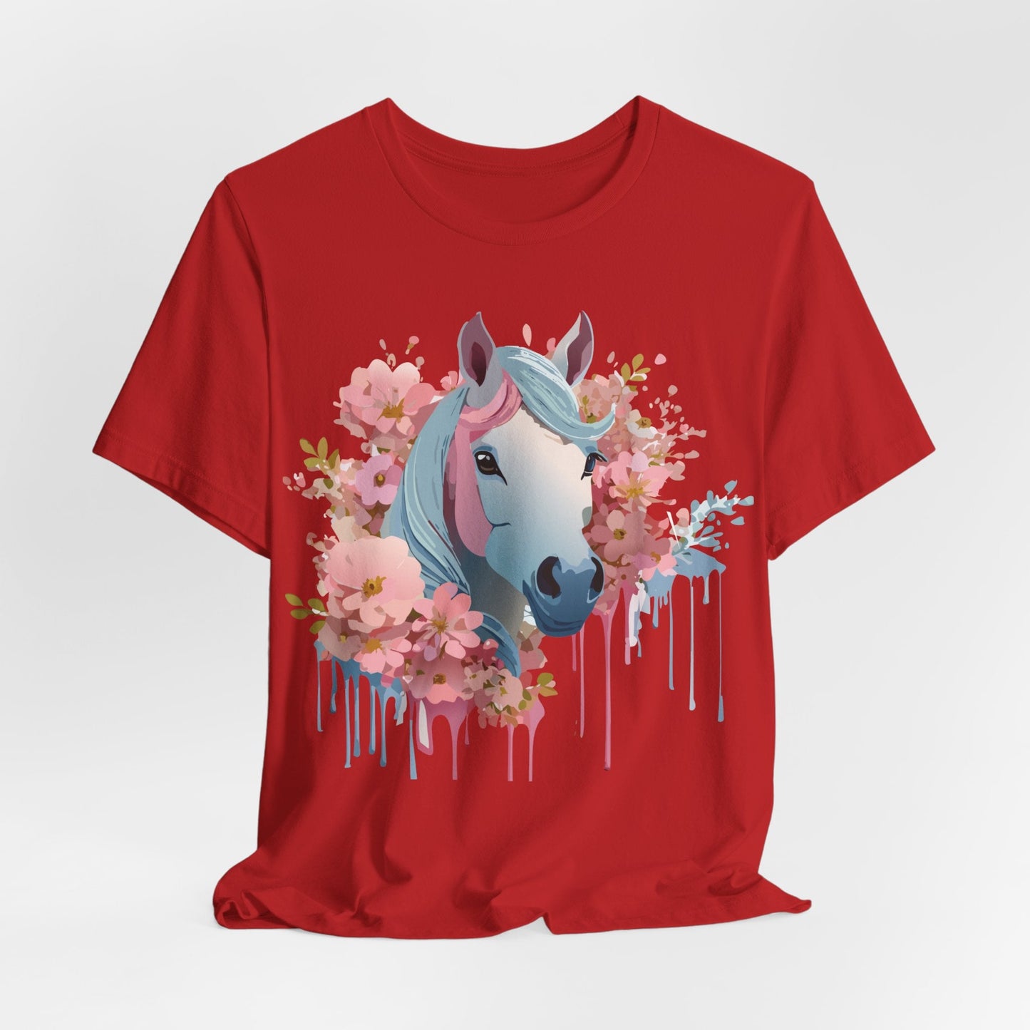 Horse Graphic Unisex 100 Cotton Vintage Animal Art T-Shirt 14