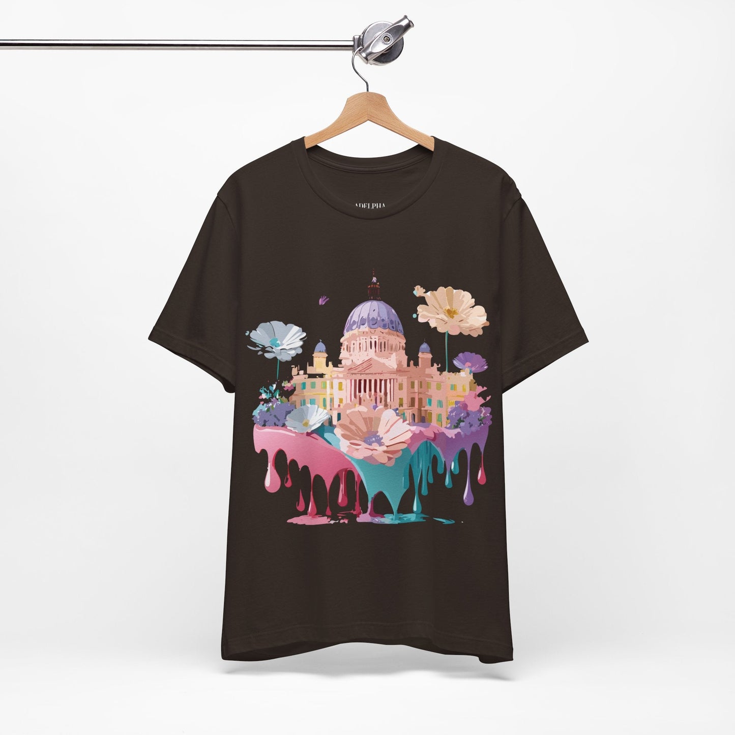 Madrid Tourist Shirt Graphic Tee Unisex Vintage Inspired Art Design Adelpha Brand